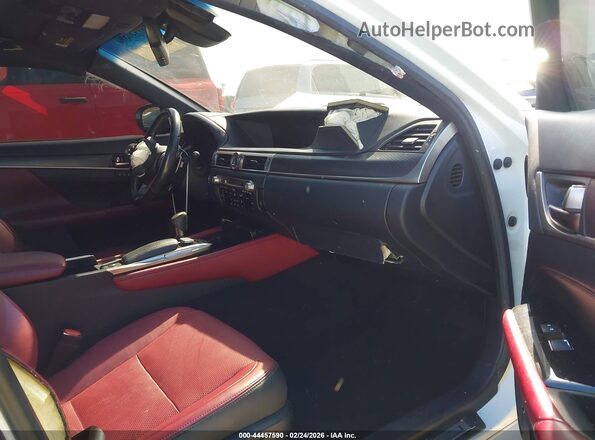 JTHBZ1BL7JA016122 2018 LEXUS GS 350 Белый Вид салона спереди