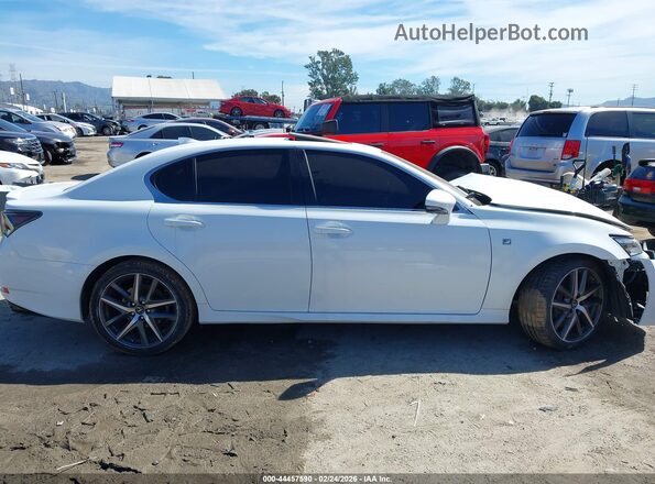 JTHBZ1BL7JA016122 2018 LEXUS GS 350 Белый Вид задней части салона
