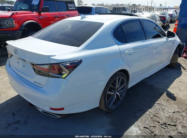 JTHBZ1BL7JA016122 2018 LEXUS GS 350 Белый Задняя правая четверть