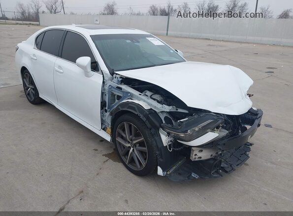 JTHBZ1BL7KA017580 2019 LEXUS GS 350 White წინა მარჯვენა
