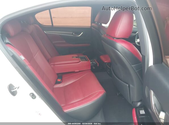 JTHBZ1BL7KA017580 2019 LEXUS GS 350 White VIN კოდის სტიკერის ხედი