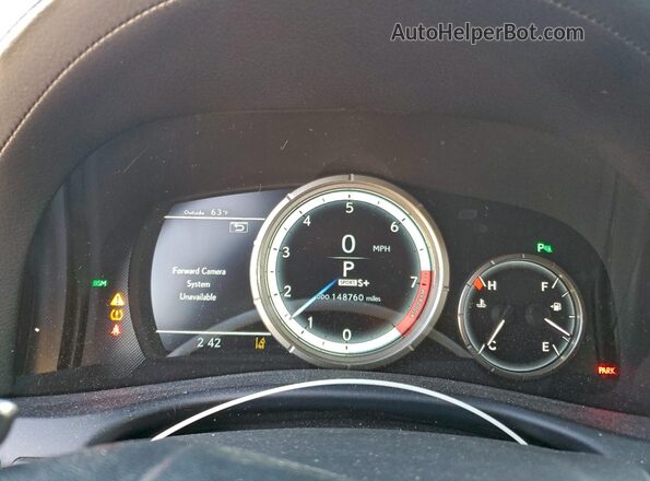 JTHBZ1BL8GA001380 2016 LEXUS GS Серебряный Вид щитка приборов