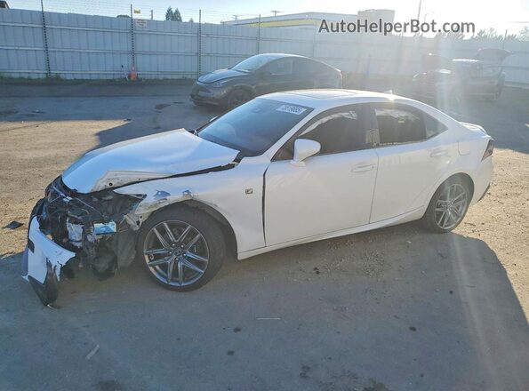 JTHBZ1D29J5033534 2018 LEXUS IS Белый Передняя левая четверть