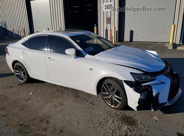 JTHBZ1D29J5033534 2018 LEXUS IS Белый Передняя правая четверть
