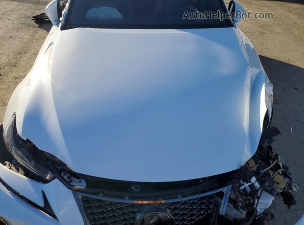 JTHBZ1D29J5033534 2018 LEXUS IS Белый Вид задней части салона