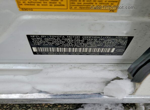 JTHC51FF8K5005886 2019 LEXUS LS Белый Вид подкапотного пространства