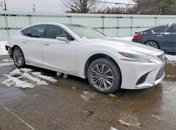 JTHC51FF8K5005886 2019 LEXUS LS Белый Передняя правая четверть