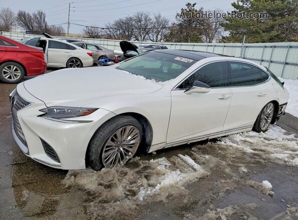 JTHC51FF8K5005886 2019 LEXUS LS Белый Передняя левая четверть