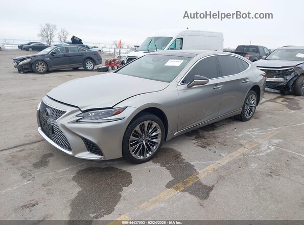 JTHC5LFF4J5001196 2018 LEXUS LS 500 Серебряный Передняя левая четверть