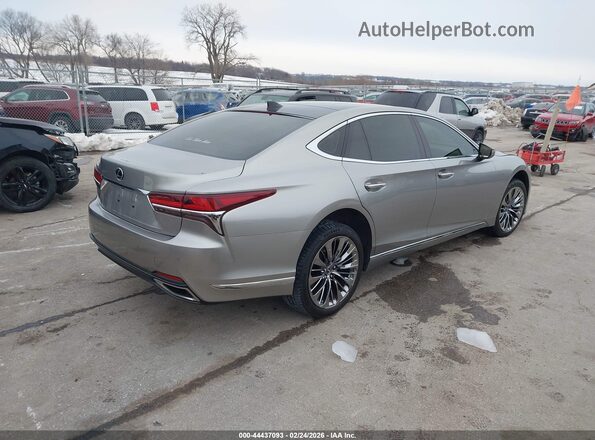 JTHC5LFF4J5001196 2018 LEXUS LS 500 Серебряный Задняя правая четверть