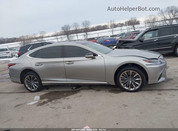 JTHC5LFF4J5001196 2018 LEXUS LS 500 Серебряный Вид задней части салона