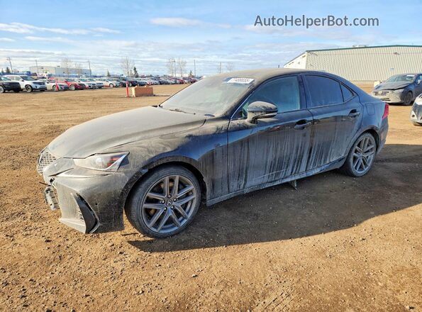 JTHC81D27J5031692 2018 LEXUS IS Черный Передняя левая четверть