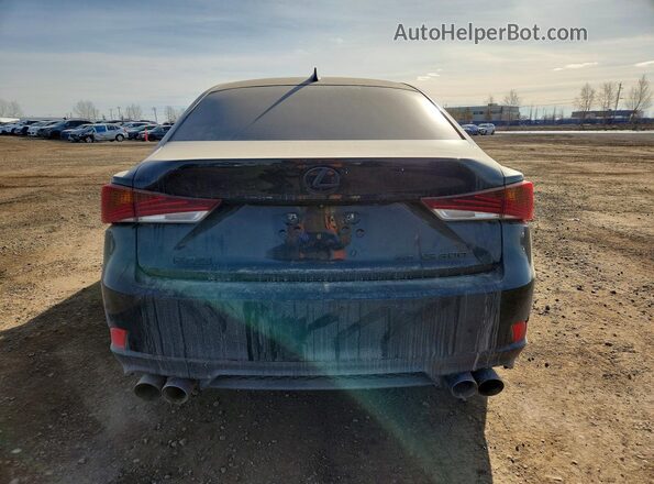 JTHC81D27J5031692 2018 LEXUS IS Черный Вид сзади