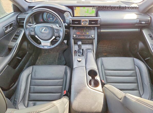 JTHC81D27J5031692 2018 LEXUS IS Черный Вид панели приборов