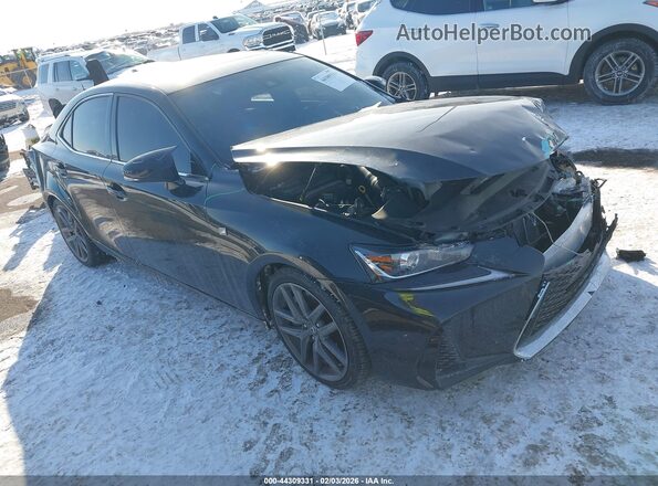 JTHC81D2XJ5027491 2018 LEXUS IS 300 Черный Передняя правая четверть