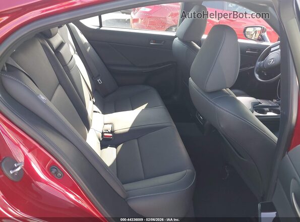 JTHCA1D27M5111583 2021 LEXUS IS 300 Red Widok naklejki z numerem VIN