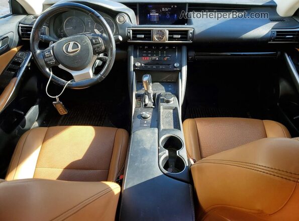 JTHCM1D25H5017084 2017 LEXUS IS Черный Вид панели приборов