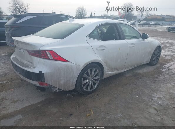 JTHCM1D2XG5014339 2016 LEXUS IS 300 White Задня права чверть