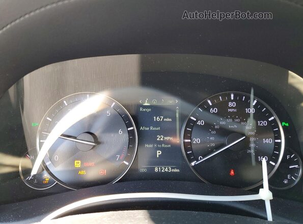 JTHCZ1BL2HA006256 2017 LEXUS GS Белый Вид щитка приборов