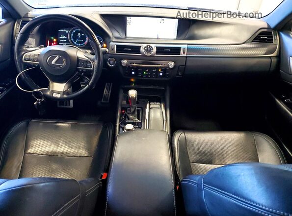 JTHCZ1BL5GA003382 2016 LEXUS GS Silver Widok deski rozdzielczej