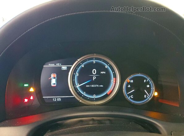 JTHCZ1BL5GA003382 2016 LEXUS GS Silver Widok zestawu wskaźników