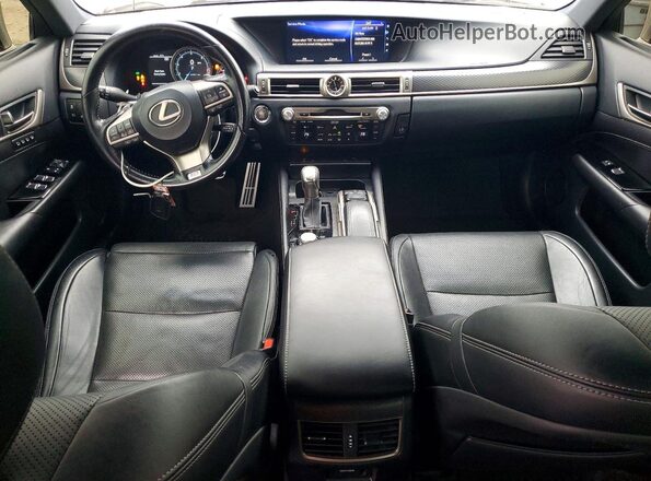 JTHCZ1BL8JA010205 2018 LEXUS GS Silver Widok deski rozdzielczej