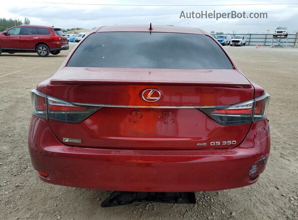 JTHCZ1BLXJA008066 2018 LEXUS GS Красный Вид сзади
