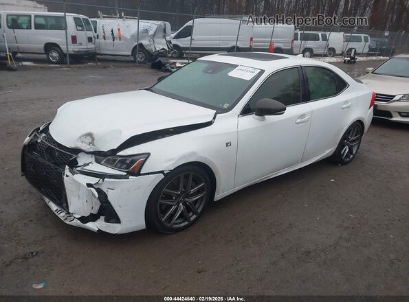 JTHCZ1D24K5016923 2019 LEXUS IS 350 Белый Передняя левая четверть