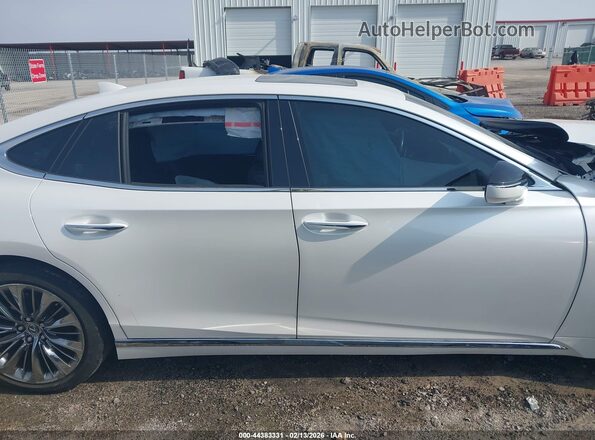 JTHD51FF7P5018088 2023 LEXUS LS 500 White Вид задньої частини салону
