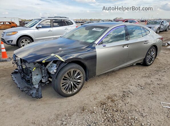 JTHD51FFXM5013074 2021 LEXUS LS Черный Передняя левая четверть