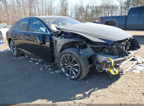JTHD51GF2L5008027 2020 LEXUS LS 500 Черный Передняя правая четверть
