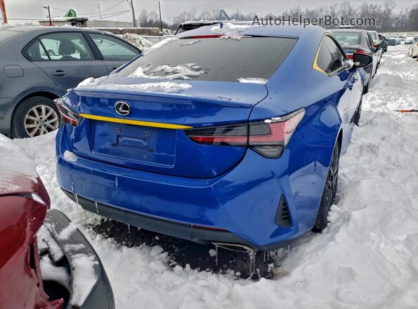 JTHD85EC2N5006871 2022 LEXUS RC Синий Вид сзади