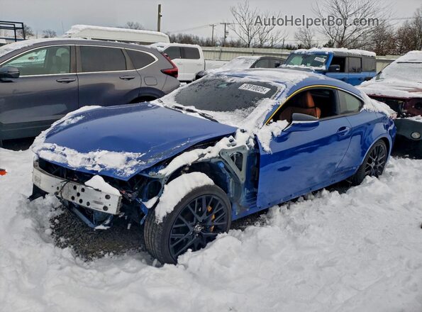JTHD85EC2N5006871 2022 LEXUS RC Синий Передняя левая четверть