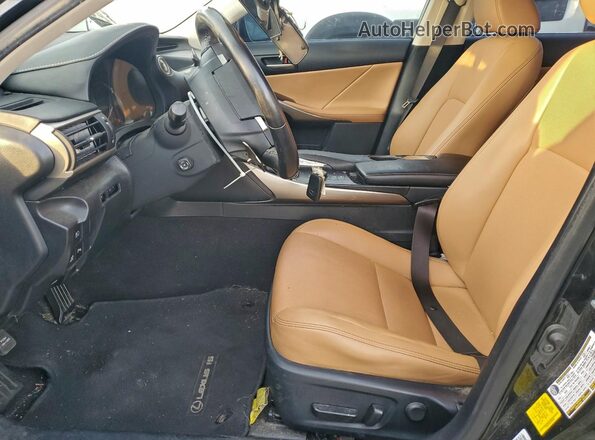 JTHDA1D24L5103105 2020 LEXUS IS Черный Вид салона спереди