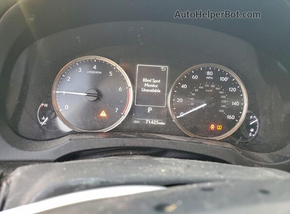 JTHDA1D24L5103105 2020 LEXUS IS Черный Вид щитка приборов
