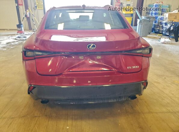 JTHDA1D28N5120850 2022 LEXUS IS Red Widok z tyłu