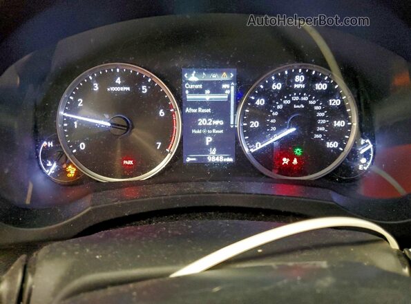 JTHDA1D28N5120850 2022 LEXUS IS Red Widok zestawu wskaźników
