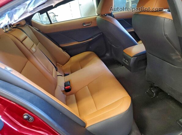 JTHDA1D28N5120850 2022 LEXUS IS Red Widok tylnych siedzeń