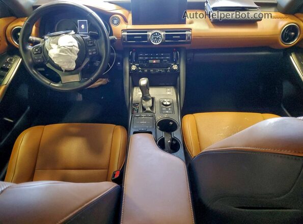 JTHDA1D28N5120850 2022 LEXUS IS Red Widok deski rozdzielczej