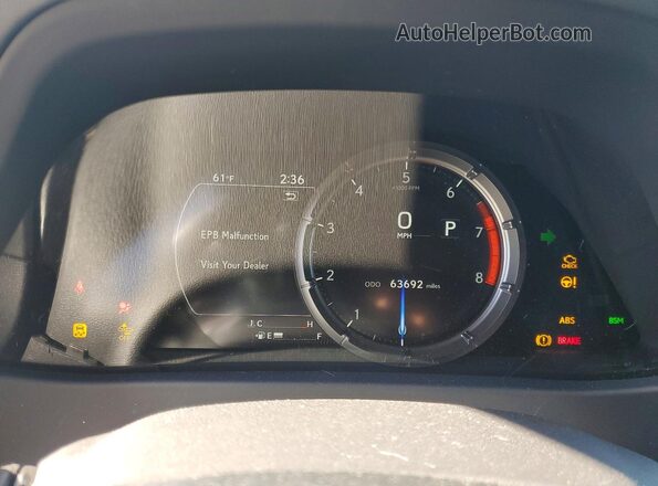 JTHE3JBH7M2045144 2021 LEXUS UX Black Vista del cuadro de instrumentos