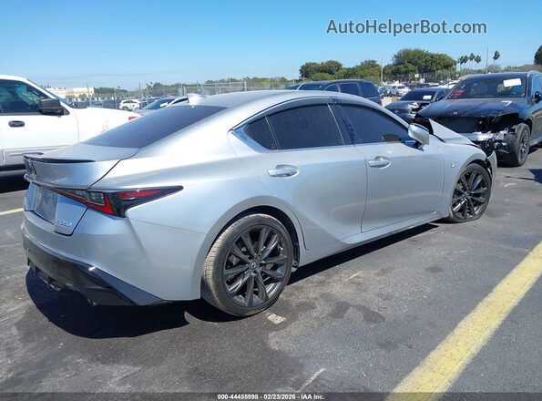 JTHGZ1B21M5038059 2021 LEXUS IS 350 Серебряный Задняя правая четверть