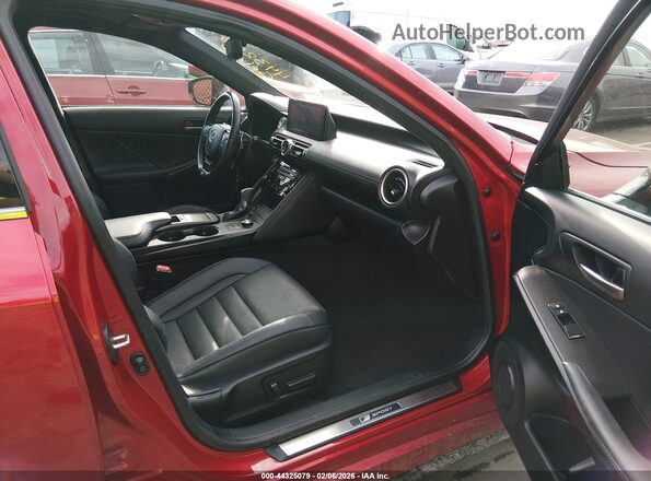 JTHGZ1B24M5042686 2021 LEXUS IS 350 Red Vista interior delantera