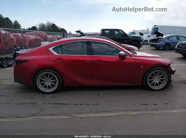 JTHGZ1B24M5042686 2021 LEXUS IS 350 Red Vista interior trasera