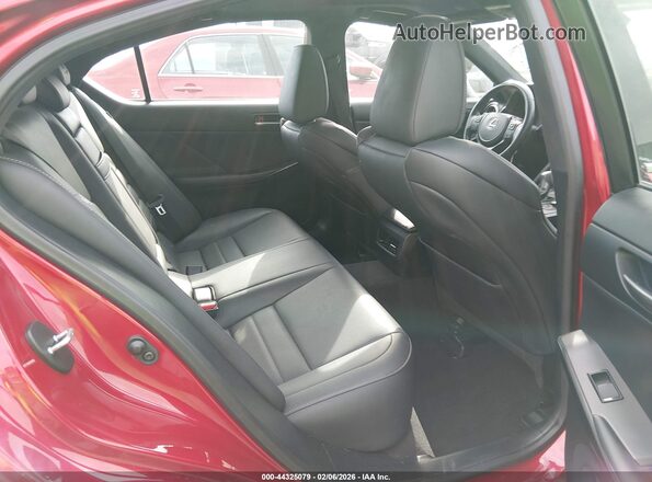 JTHGZ1B24M5042686 2021 LEXUS IS 350 Red Vista de la etiqueta del VIN