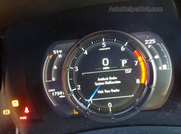 JTHGZ1B24R5077381 2024 LEXUS IS Черный Вид щитка приборов