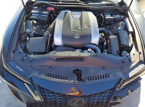 JTHGZ1B24R5077381 2024 LEXUS IS Черный Вид задней части салона