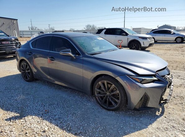 JTHGZ1B25N5057473 2022 LEXUS IS Gray Przód prawy