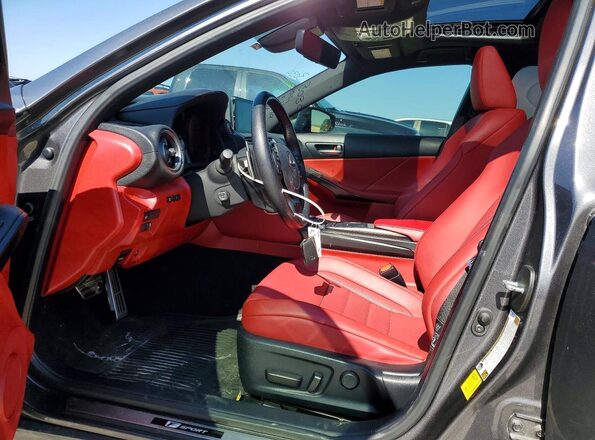 JTHGZ1B25N5057473 2022 LEXUS IS Gray Widok wnętrza z przodu