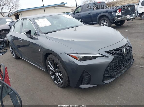JTHGZ1B26M5045007 2021 LEXUS IS 350 Серый Передняя правая четверть