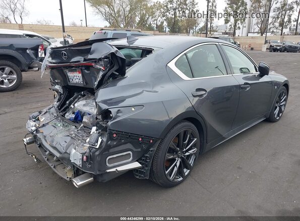 JTHGZ1B26M5045007 2021 LEXUS IS 350 Серый Задняя правая четверть